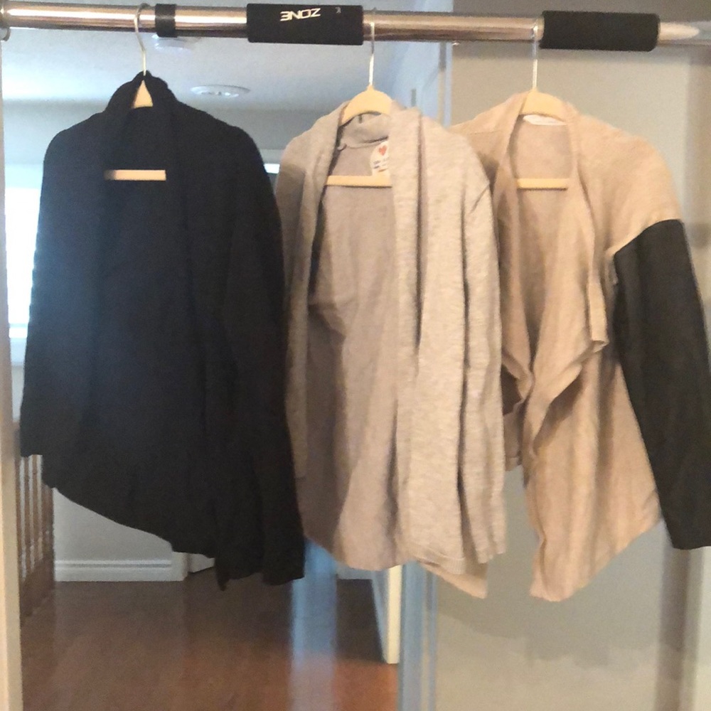 Zara Open front cardigan lot
